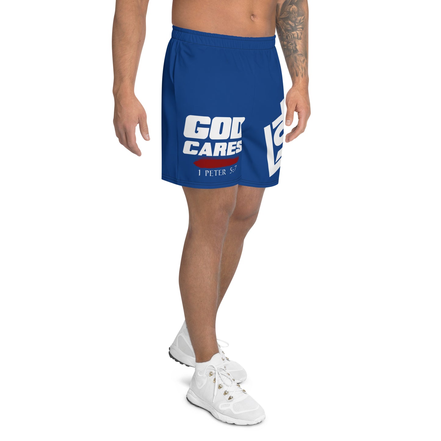 LTS God Cares Shorts (Blue)