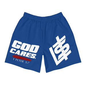 Men's LTS God Cares Shorts (Blue)