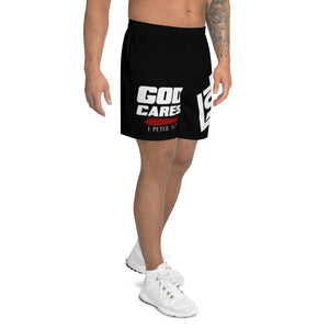 Men's LTS God Cares Shorts (Black)