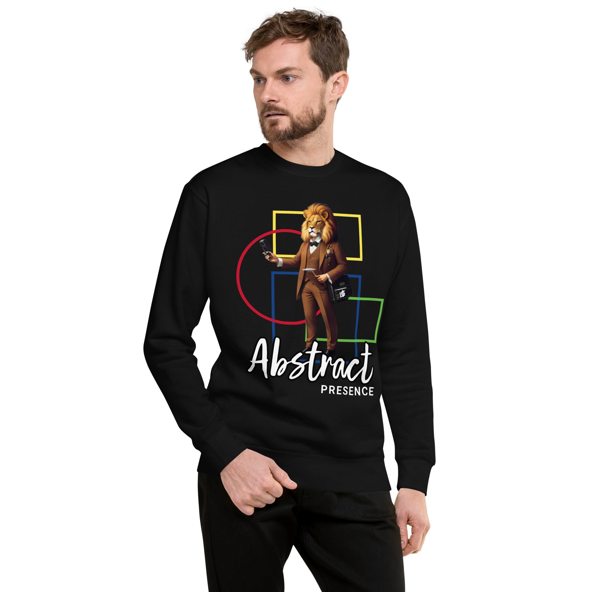 Soul Journer Abstract Presence Premium Sweatshirt