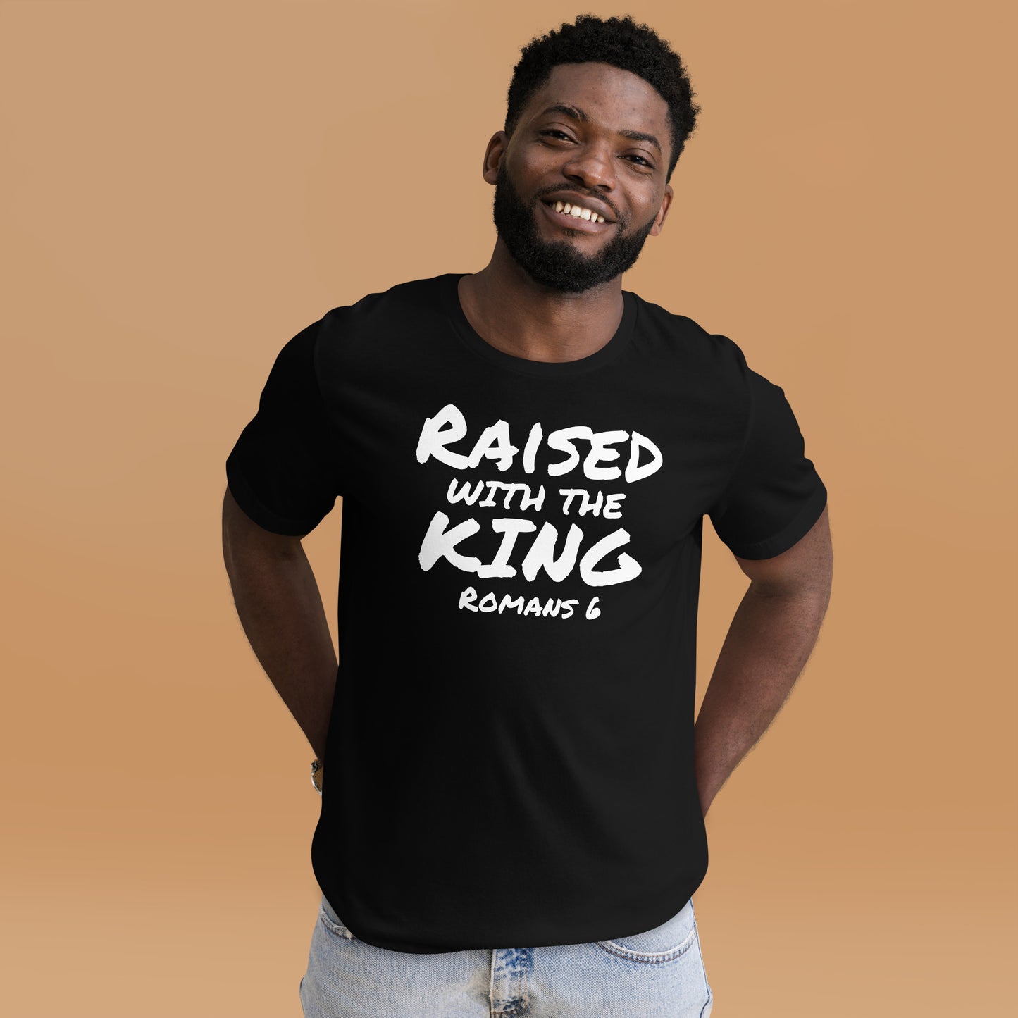 Raised With The King Front and Back Premium Tee (Multiple Color Options)