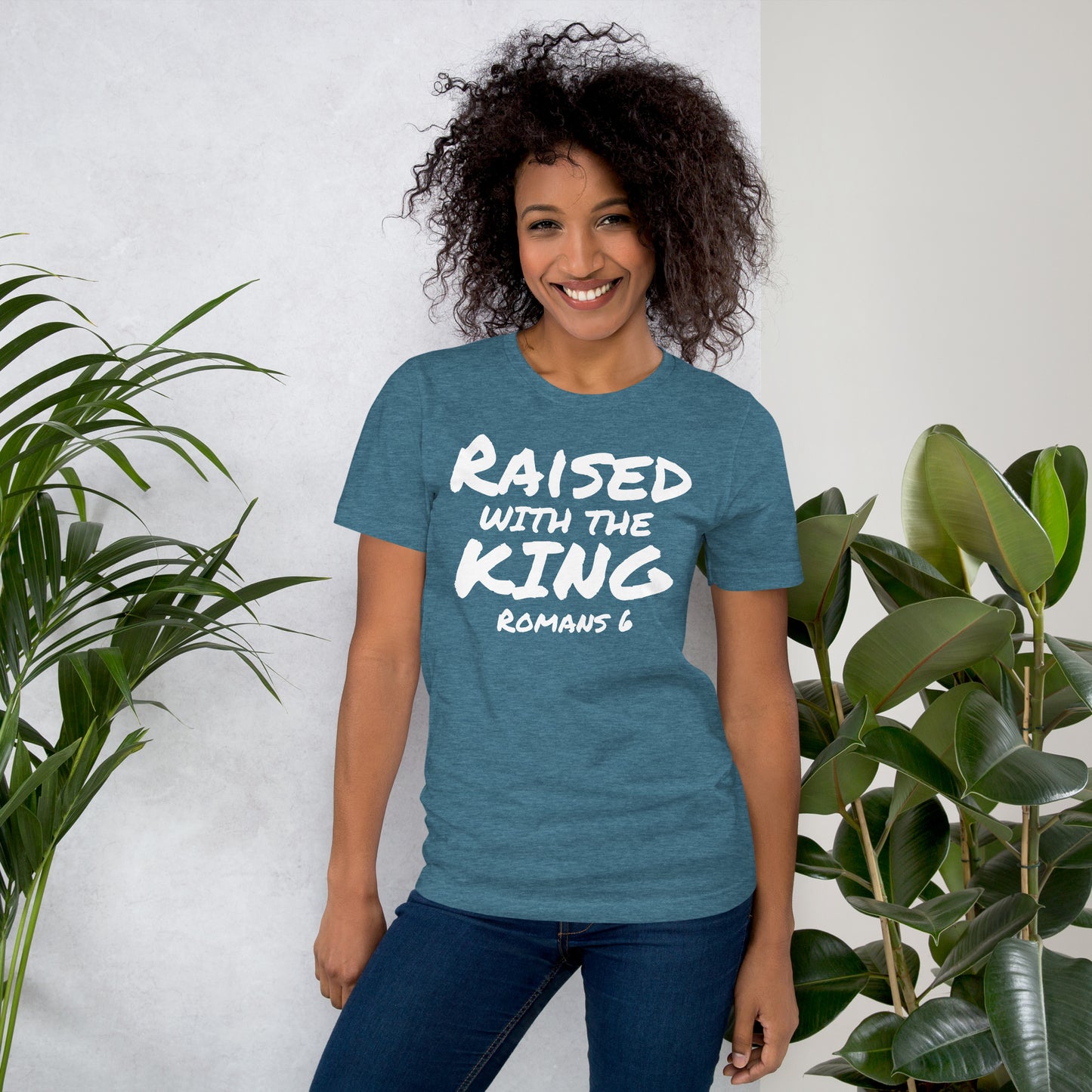 Raised With The King Front and Back Premium Tee (Multiple Color Options)