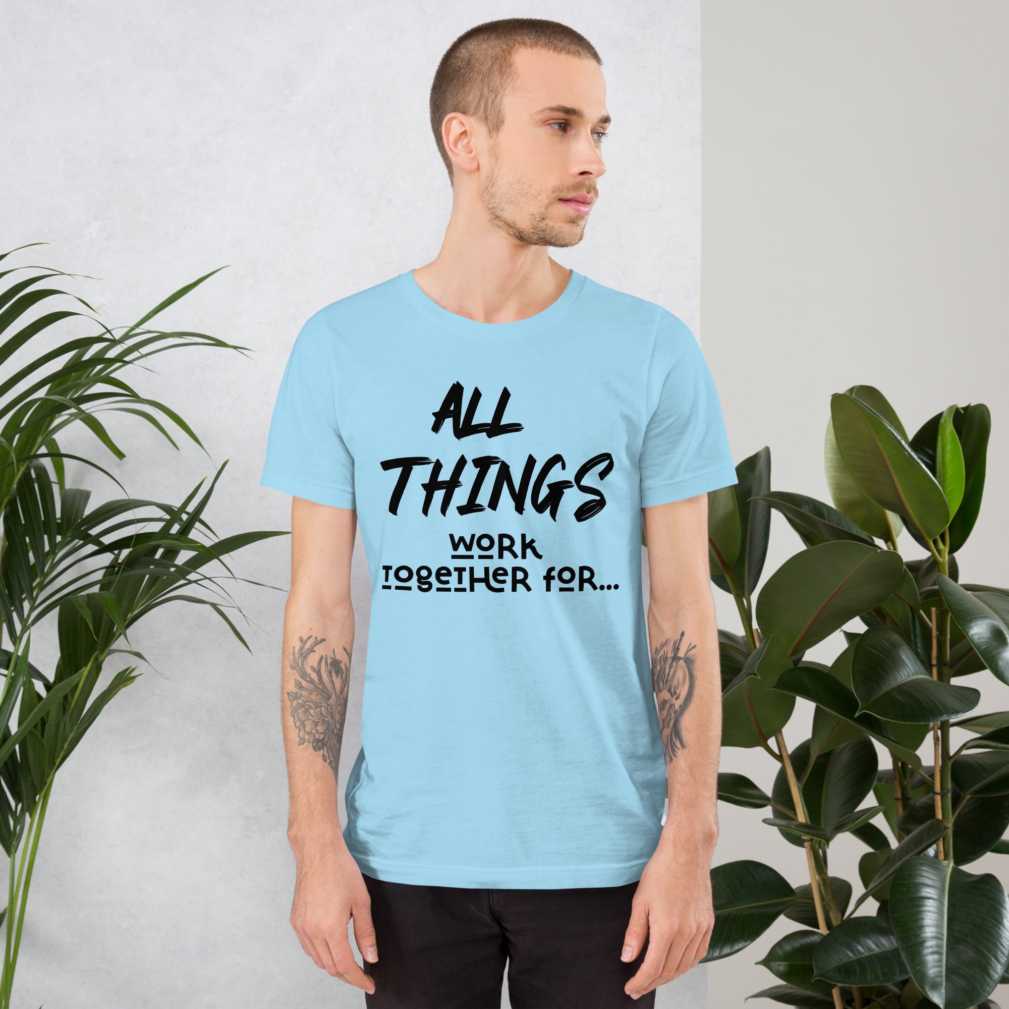 ALL THINGS TEE FRONT AND BACK(MULTIPLE COLOR OPTIONS)