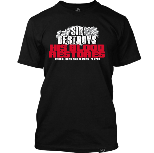 His Blood Restores Unisex Tee