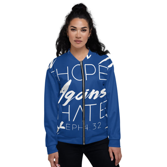 Hope Against Hate All-Over Bomber Jacket