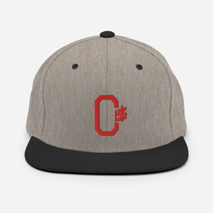 The "C" is for Christian - LTS Snapback (Heather Grey and Black with Red Lettering)