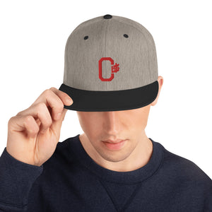 The "C" is for Christian - LTS Snapback (Heather Grey and Black with Red Lettering)