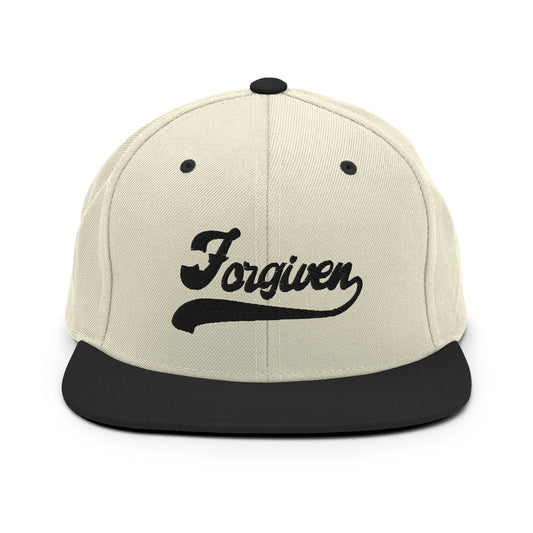 Special Edition Forgiven Snapback (Natural and Black)