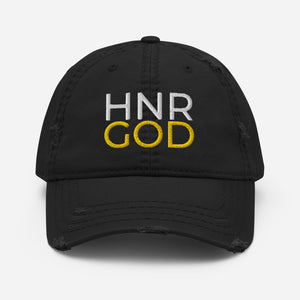 Honor God Distressed Dad Hat (2 Color Options)