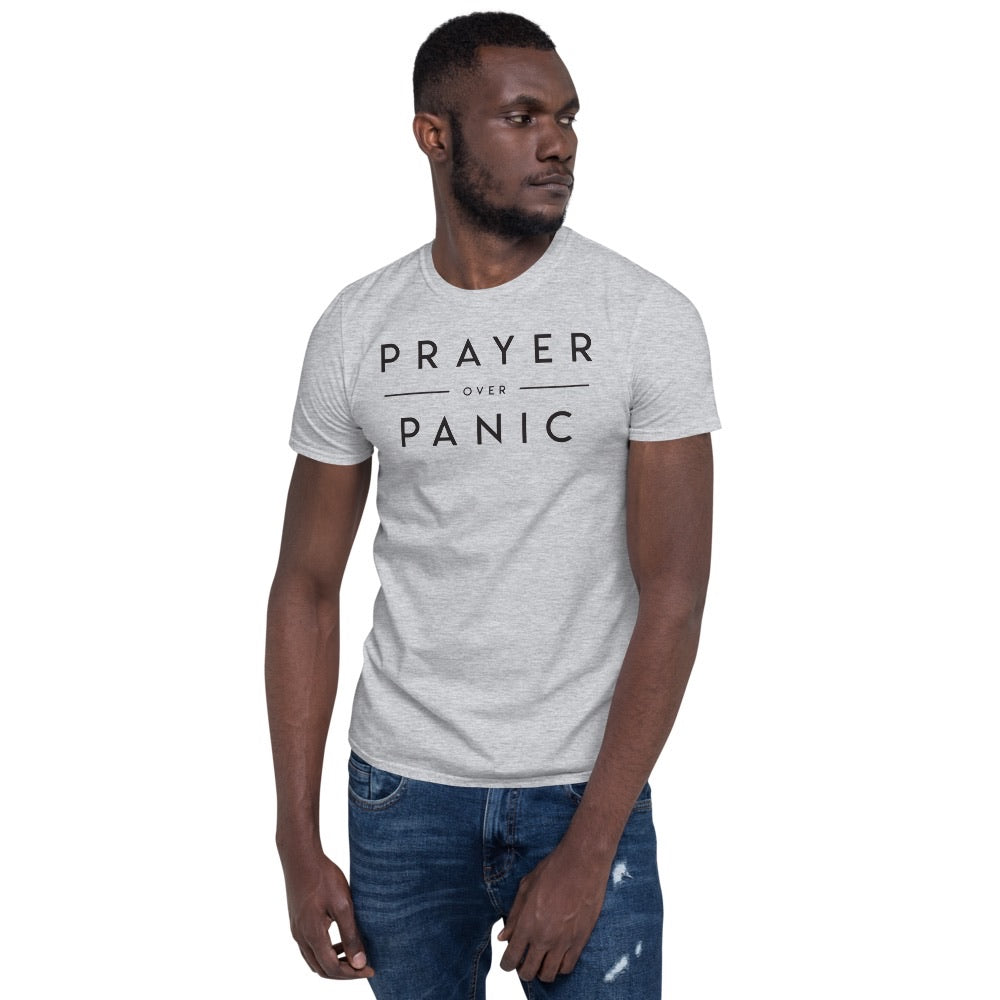 Prayer Over Panic Unisex Tee (2 Color Options)