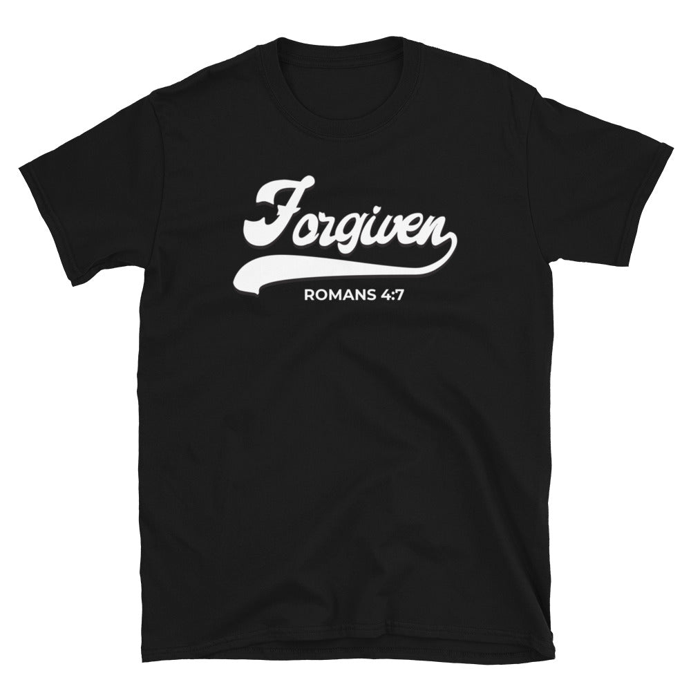 Forgiven Unisex Tee *Black and Dark Heather Color Options*