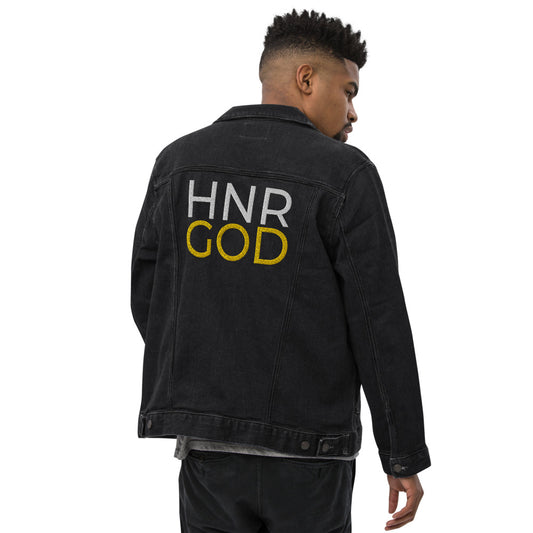 Honor God Denim Jacket (Black)